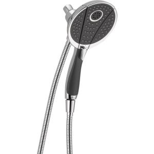 imageDelta Faucet 4Spray In2ition Dual Shower Head with Handheld Spray Brushed Nickel Shower Head with Hose Handheld Shower Heads Showerheads ampamp Handheld Showers Stainless 58467SSChrome
