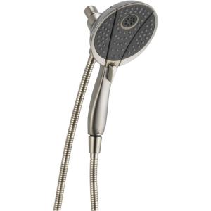 imageDelta Faucet 4Spray In2ition Dual Shower Head with Handheld Spray Brushed Nickel Shower Head with Hose Handheld Shower Heads Showerheads ampamp Handheld Showers Stainless 58467SSStainless