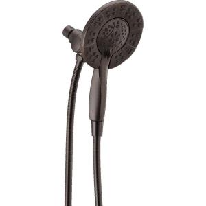 imageDelta Faucet 4Spray In2ition Dual Shower Head with Handheld Spray Brushed Nickel Shower Head with Hose Showerheads ampamp Handheld Showers Handheld Shower Heads Stainless 58499SSVenetian Bronze