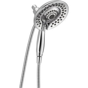 imageDelta Faucet 5Spray In2ition 2in1 Dual Shower Head with HandHeld Spray Oil Rubbed Bronze Hand Held Shower Head with Hose Handheld Shower Heads 25 GPM Shower Head Venetian Bronze 58569RB25PKChrome