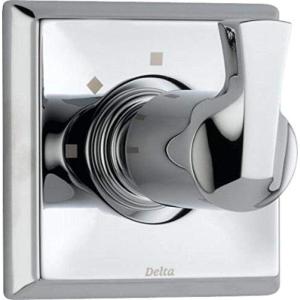 imageDelta Faucet Dryden 3Setting Shower Handle Diverter Trim Kit Champagne Bronze T11851CZ Valve Not IncludedChrome