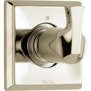 imageDelta Faucet Dryden 3Setting Shower Handle Diverter Trim Kit Champagne Bronze T11851CZ Valve Not IncludedPolished Nickel