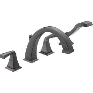 imageDelta Faucet Dryden Roman Tub Faucet with Hand Shower  T4751  Bath Faucet Handles ampamp Hand Shower Set  Chrome Valve Sold SeparatelyVenetian Bronze