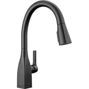 imageDelta Faucet Mateo Touch Kitchen Faucet Brushed Nickel Kitchen Faucets with Pull Down Sprayer Kitchen Sink Faucet Touch Faucet for Kitchen Sink Touch2O Technology Arctic Stainless 9183TARDSTMatte Black