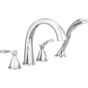 imageDelta Faucet Stryke Roman Tub Faucet  T4777  Bathtub Handles Faucet ampamp Diverter  Modern Bathroom Fixtures  Chrome Lever Handles Valve Sold SeparatelyChrome