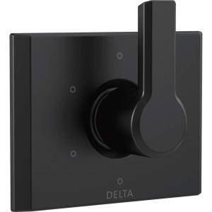 imageDelta Faucet T11999BL Pivotal 6Setting 3Port Diverter Trim Matte Black
