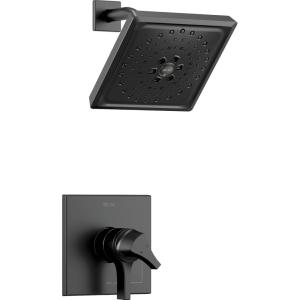 imageDelta Faucet T14274BL Monitor 14 Series H2Okinetic Trim Shower Only Only Matte BlackMatte Black