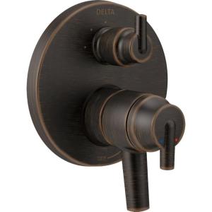 imageDelta Faucet Trinsic 17 Series 3Setting Integrated Diverter Valve Trim Kit Brushed Nickel Diverter Valve Trim Kit Shower Trim Kit Stainless T27859SS Valve Not IncludedVenetian Bronze