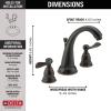 imageDELTA B3596LFOB Windemere Widespread Oil Rubbed BronzeOil Rubbed Bronze