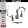 imageDELTA B3596LFOB Windemere Widespread Oil Rubbed BronzeStainless