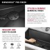 imageDELTA FAUCET Delta Rivet 33 Inch Black Stainless Steel Undermount 16 Gauge Workstation Kitchen Sink Double Bowl in PVD Gunmetal Finish with WorkFlow Ledge and Accessories 95B903133DGS