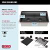 imageDELTA FAUCET Delta Rivet 33 Inch Black Stainless Steel Undermount 16 Gauge Workstation Kitchen Sink Double Bowl in PVD Gunmetal Finish with WorkFlow Ledge and Accessories 95B903133DGS