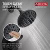 imageDelta 144897 Esato Monitor 14 Series Single Function Pressure Balanced Tub and Shower with 5 Setting Shower Head and Included RoughIn Valve  Matte BlackMatte Black