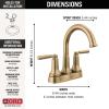 imageDelta 2535CZMPUDST Saylor Bathroom Faucet Champagne BronzeChampagne Bronze