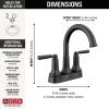 imageDelta 2535CZMPUDST Saylor Bathroom Faucet Champagne BronzeMatte Black