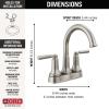 imageDelta 2535CZMPUDST Saylor Bathroom Faucet Champagne BronzeStainless