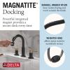 imageDelta 35749LFSS Nicoli Bathroom Faucet StainlessMatte Black  Champagne Bronze