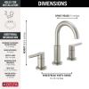 imageDelta 35749LFSS Nicoli Bathroom Faucet StainlessStainless