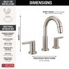 imageDelta 35749LFSS Nicoli Bathroom Faucet StainlessStainless
