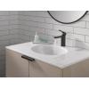imageDelta 581LFBLGPMPP Modern Bathroom Faucet 10 GPM Water Flow Matte BlackMatte Black