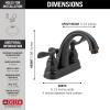 imageDelta B2596LFOB Windemere Bathroom Faucet 588 x 613 x 513 inches Oil Rubbed BronzeOil Rubbed Bronze