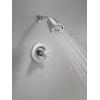 imageDelta Faucet 17 Series Galeon Dual Function Matte Black Shower Faucet Set Shower Trim Kit with 3Spray Matte Black Shower Head Matte Black T17271BL Valve Not IncludedLumicoat Chrome