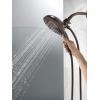 imageDelta Faucet 5Spray In2ition Dual Shower Head with Handheld Spray H2Okinetic Oil Rubbed Bronze Shower Head with Hose Showerheads Handheld Shower Heads Venetian Bronze 58480RB25PK
