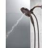 imageDelta Faucet 5Spray In2ition Dual Shower Head with Handheld Spray H2Okinetic Oil Rubbed Bronze Shower Head with Hose Showerheads Handheld Shower Heads Venetian Bronze 58480RB25PK