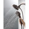 imageDelta Faucet 5Spray In2ition Dual Shower Head with Handheld Spray H2Okinetic Oil Rubbed Bronze Shower Head with Hose Showerheads Handheld Shower Heads Venetian Bronze 58480RB25PK