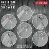 imageDelta Faucet Albion 14 Series SingleHandle Shower Faucet Gold Shower Trim Kit with 4Setting In2ition 2in1 Dual Hand Held Shower Head with Hose Champagne Bronze T142855CZI Valve Not IncludedSpotShield Stainless