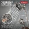 imageDelta Faucet Albion 14 Series SingleHandle Shower Faucet Gold Shower Trim Kit with 4Setting In2ition 2in1 Dual Hand Held Shower Head with Hose Champagne Bronze T142855CZI Valve Not IncludedSpotShield Stainless