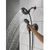 imageDelta Faucet Albion 14 Series SingleHandle Shower Faucet Gold Shower Trim Kit with 4Setting In2ition 2in1 Dual Hand Held Shower Head with Hose Champagne Bronze T142855CZI Valve Not IncludedMatte Black  Champagne Bronze