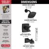 imageDelta Faucet Ashlyn 17 Series DualHandle Matte Black Shower Trim Kit Matte Black Shower Faucet with SingleSpray Black Shower Head Matte Black T17464BL Valve Not IncludedMatte Black