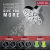 imageDelta Faucet Galeon 14 Series Matte Black Tub Shower Faucet Set with H2Okinetic Shower Head Shower Trim Kit Matte Black Shower Faucet Bathtub Faucet Set Matte Black T14472BL Valve Not IncludedLumicoat Chrome