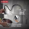 imageDelta Faucet Kate Pull Down Kitchen Faucet Brushed Nickel Kitchen Faucets with Pull Down Sprayer Kitchen Sink Faucet Faucet for Kitchen Sink Soap Dispenser Stainless 16970SSSDDSTChrome