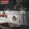 imageDelta Faucet Kate Pull Down Kitchen Faucet Brushed Nickel Kitchen Faucets with Pull Down Sprayer Kitchen Sink Faucet Faucet for Kitchen Sink Soap Dispenser Stainless 16970SSSDDSTStainless