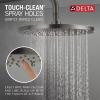 imageDelta Faucet Modern 14 Series Matte Black Shower Faucet Delta Shower Trim Kit with SingleSpray TouchClean Black Shower Head Matte Black T14259BLPP Valve Not IncludedSpotShield Brushed Nickel