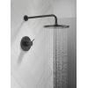 imageDelta Faucet Modern 14 Series Matte Black Shower Faucet Delta Shower Trim Kit with SingleSpray TouchClean Black Shower Head Matte Black T14259BLPP Valve Not IncludedMatte Black