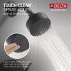 imageDelta Faucet Modern 14 Series Matte Black Shower Faucet Delta Shower Trim Kit with SingleSpray TouchClean Black Shower Head Matte Black T14259BLPP Valve Not IncludedMatte Black