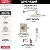 imageDelta Faucet Modern Raincan Square SingleFunction Tub and Shower Trim Kit Gold Tub Faucet Set Rainfall Shower Head Gold Delta Shower Kit Champagne Bronze T14468CZPP Valve Not IncludedSpotshield Stainless