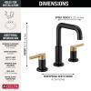 imageDelta Faucet Nicoli 14 Series SingleHandle Shower Faucet with 5Setting H2Okinetic Shower Head Nicoli Widespread Bathroom Sink Faucet 3Hole Champagne Bronze Shower Valve IncludedMatte Black  Champagne Bronze