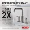 imageDelta Faucet Nicoli 14 Series SingleHandle Shower Faucet with 5Setting H2Okinetic Shower Head Nicoli Widespread Bathroom Sink Faucet 3Hole Champagne Bronze Shower Valve IncludedStainless