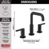 imageDelta Faucet Nicoli 14 Series SingleHandle Shower Faucet with 5Setting H2Okinetic Shower Head Nicoli Widespread Bathroom Sink Faucet 3Hole Champagne Bronze Shower Valve IncludedMatte Black
