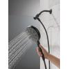 imageDelta Faucet Nicoli 14 Series SingleHandle Tub and Shower Trim Kit Brushed Nickel Shower Faucet with 6Spray Hand Held Shower Head Stainless 144749SSHS Shower Valve IncludedMatte Black