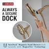 imageDelta Faucet Nicoli 14 Series SingleHandle Tub and Shower Trim Kit Brushed Nickel Shower Faucet with 6Spray Hand Held Shower Head Stainless 144749SSHS Shower Valve IncludedChampagne Bronze