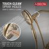 imageDelta Faucet Nicoli 14 Series SingleHandle Tub and Shower Trim Kit Brushed Nickel Shower Faucet with 6Spray Hand Held Shower Head Stainless 144749SSHS Shower Valve IncludedChampagne Bronze