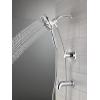 imageDelta Faucet Nicoli 14 Series SingleHandle Tub and Shower Trim Kit Brushed Nickel Shower Faucet with 6Spray Hand Held Shower Head Stainless 144749SSHS Shower Valve IncludedChrome