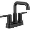 imageDelta Faucet Nicoli USpout 2Handle Bathroom Faucet Matte Black 3Hole Bathroom Sink Faucet Matte Black 25849LFBLMatte Black