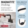 imageDelta Faucet Nicoli USpout 2Handle Bathroom Faucet Matte Black 3Hole Bathroom Sink Faucet Matte Black 25849LFBLMatte BlackChampagne Bronze