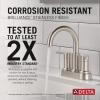 imageDelta Faucet Nicoli USpout 2Handle Bathroom Faucet Matte Black 3Hole Bathroom Sink Faucet Matte Black 25849LFBLStainless